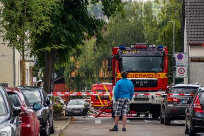 Leonberg: Gasaustritt in Wohnhaus 